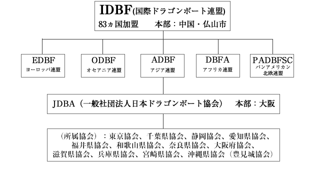 ドラゴンボート組織・機構図